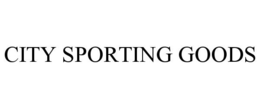 CITY SPORTING GOODS trademark