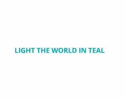 LIGHT THE WORLD IN TEAL trademark
