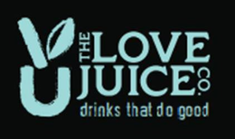 IU THE LOVE JUICE CO. DRINKS THAT DO GOOD trademark