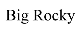 BIG ROCKY trademark