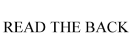 READ THE BACK trademark