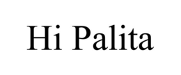 HI PALITA trademark