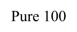 PURE 100 trademark