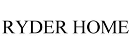 RYDER HOME trademark