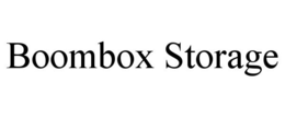 BOOMBOX STORAGE trademark