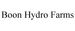 BOON HYDRO FARMS trademark