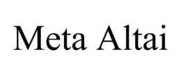META ALTAI trademark