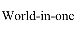 WORLD-IN-ONE trademark