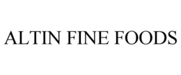 ALTIN FINE FOODS trademark