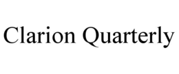 CLARION QUARTERLY trademark