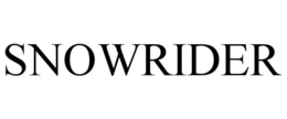 SNOWRIDER trademark