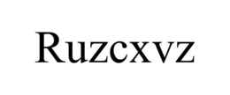 RUZCXVZ trademark