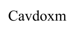 CAVDOXM trademark