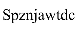 SPZNJAWTDC trademark