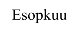 ESOPKUU trademark