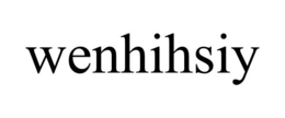 WENHIHSIY trademark