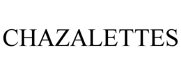 CHAZALETTES trademark