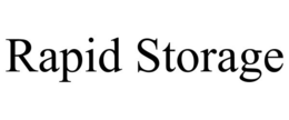 RAPID STORAGE trademark