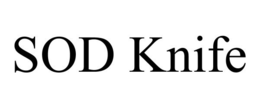 SOD KNIFE trademark