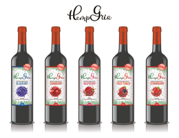 HEMP GRIA HEMP INFUSED SANGRIA PARTY MIX BLUEBERRY CRANBERRY RASPBERRY FRUIT PUNCH STRAWBERRY NON-ALCOHOLIC CREATED BY HEMP DEPOT MIXOLOGY MASTERS 0.26G trademark