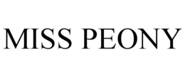 MISS PEONY trademark