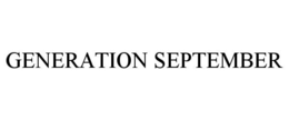 GENERATION SEPTEMBER trademark