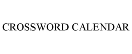 CROSSWORD CALENDAR trademark