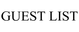 GUEST LIST trademark