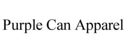 PURPLE CAN APPAREL trademark