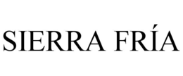 SIERRA FRÍA trademark