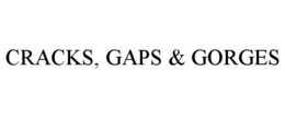 CRACKS, GAPS & GORGES trademark