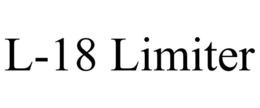 L-18 LIMITER trademark