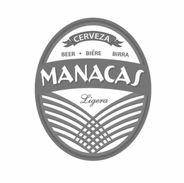 CERVEZA BEER · BIERE BIRRA MANACAS LIGERA trademark