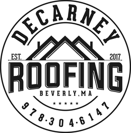 DECARNEY EST. 2017 ROOFING BEVERLY, MA 978·304·6147 trademark
