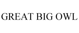 GREAT BIG OWL trademark