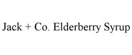 JACK + CO. ELDERBERRY SYRUP trademark