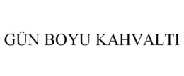 GÜN BOYU KAHVALTI trademark