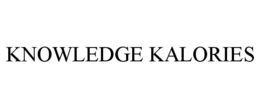 KNOWLEDGE KALORIES trademark