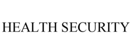 HEALTH SECURITY trademark