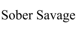 SOBER SAVAGE trademark