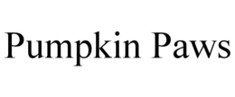 PUMPKIN PAWS trademark