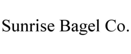 SUNRISE BAGEL CO. trademark