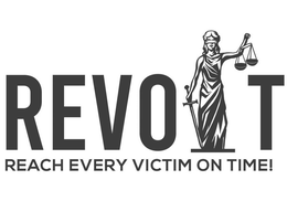REVOT REACH EVERY VICTIM ON TIME! trademark