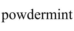 POWDERMINT trademark
