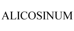 ALICOSINUM trademark