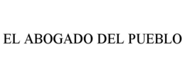 EL ABOGADO DEL PUEBLO trademark