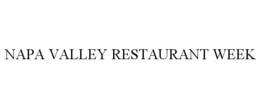NAPA VALLEY RESTAURANT WEEK trademark