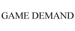 GAME DEMAND trademark