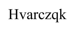 HVARCZQK trademark