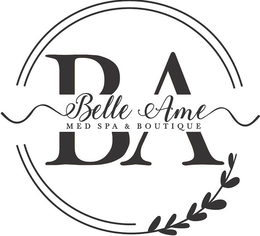 BELLE AME MED SPA & BOUTIQUE BA trademark